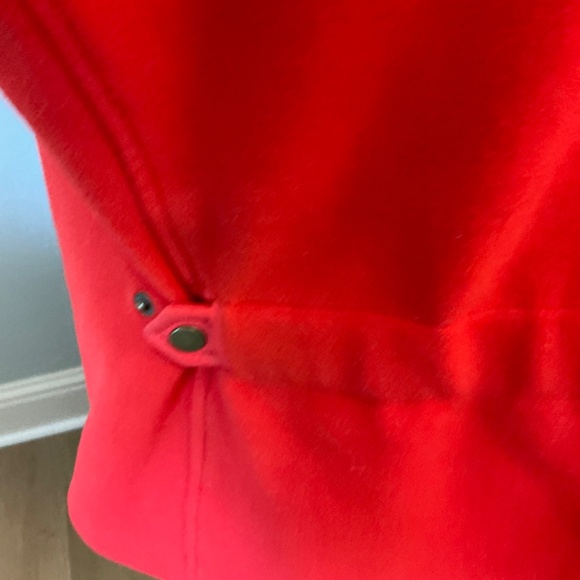 Talbots quilted red fleece jacket vest full zip athletic travel Holiday warm M - Picture 9 of 15